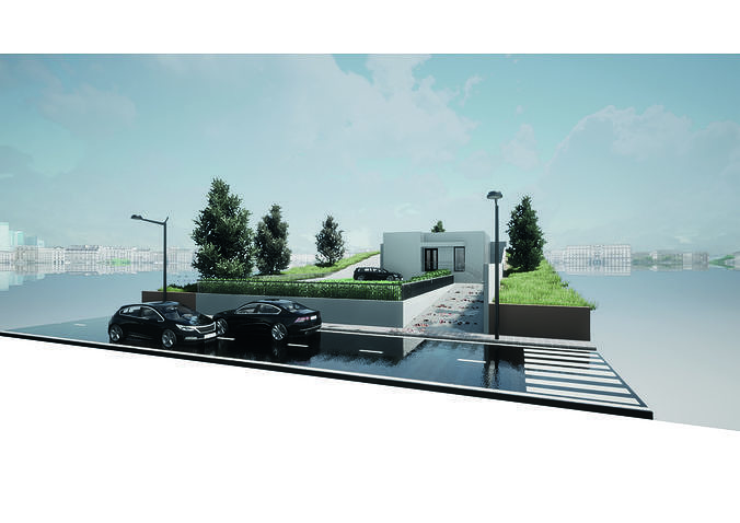 Small house model 3D model