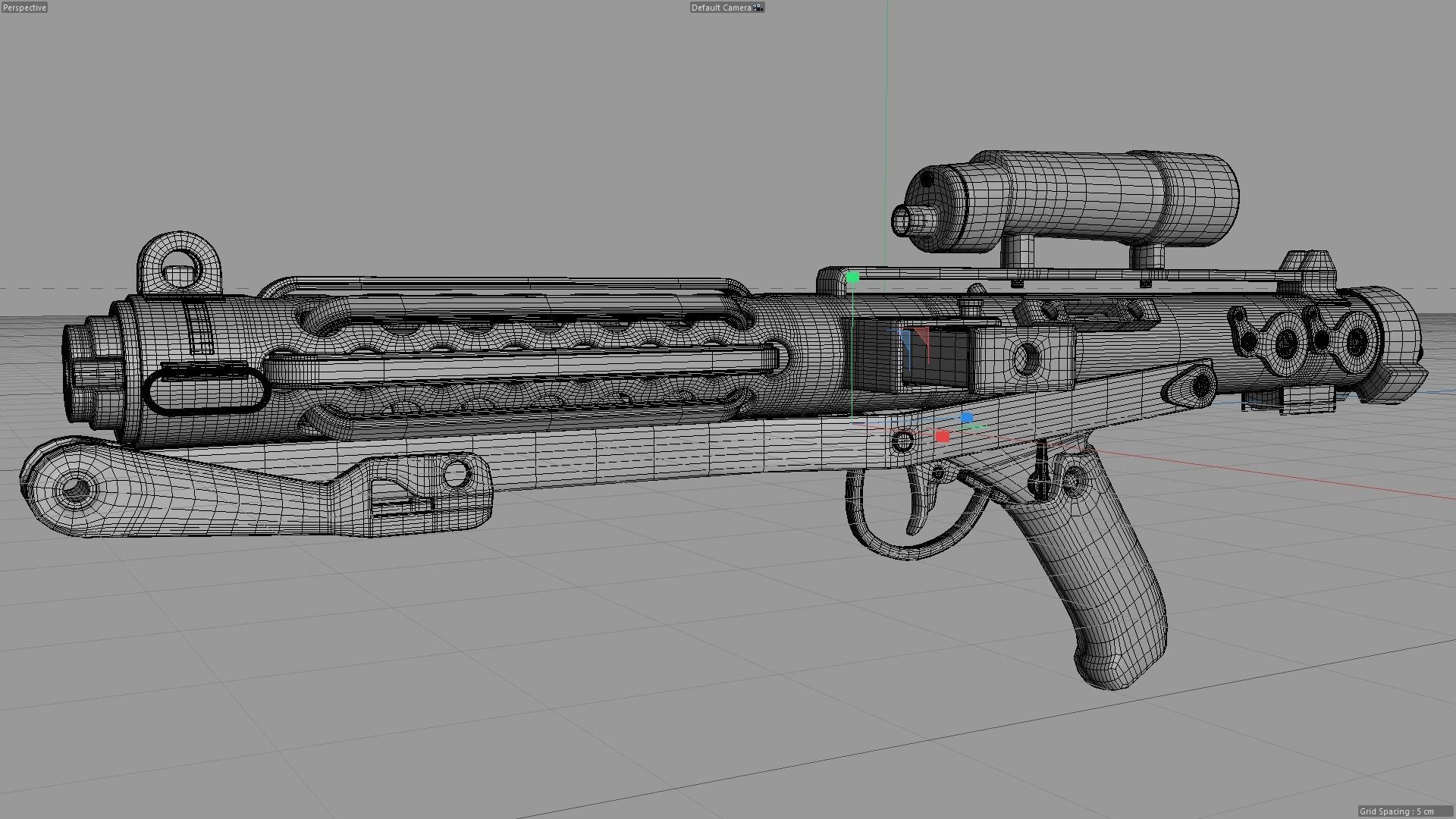 Star Wars multipe blasters mandolorian  3D model_2