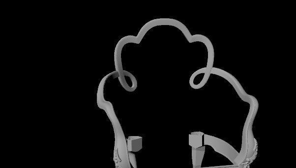 sofa with armchair 3D model_6