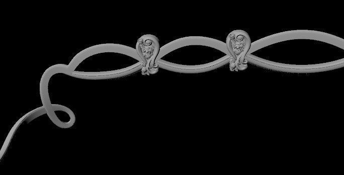 sofa with armchair 3D model_9