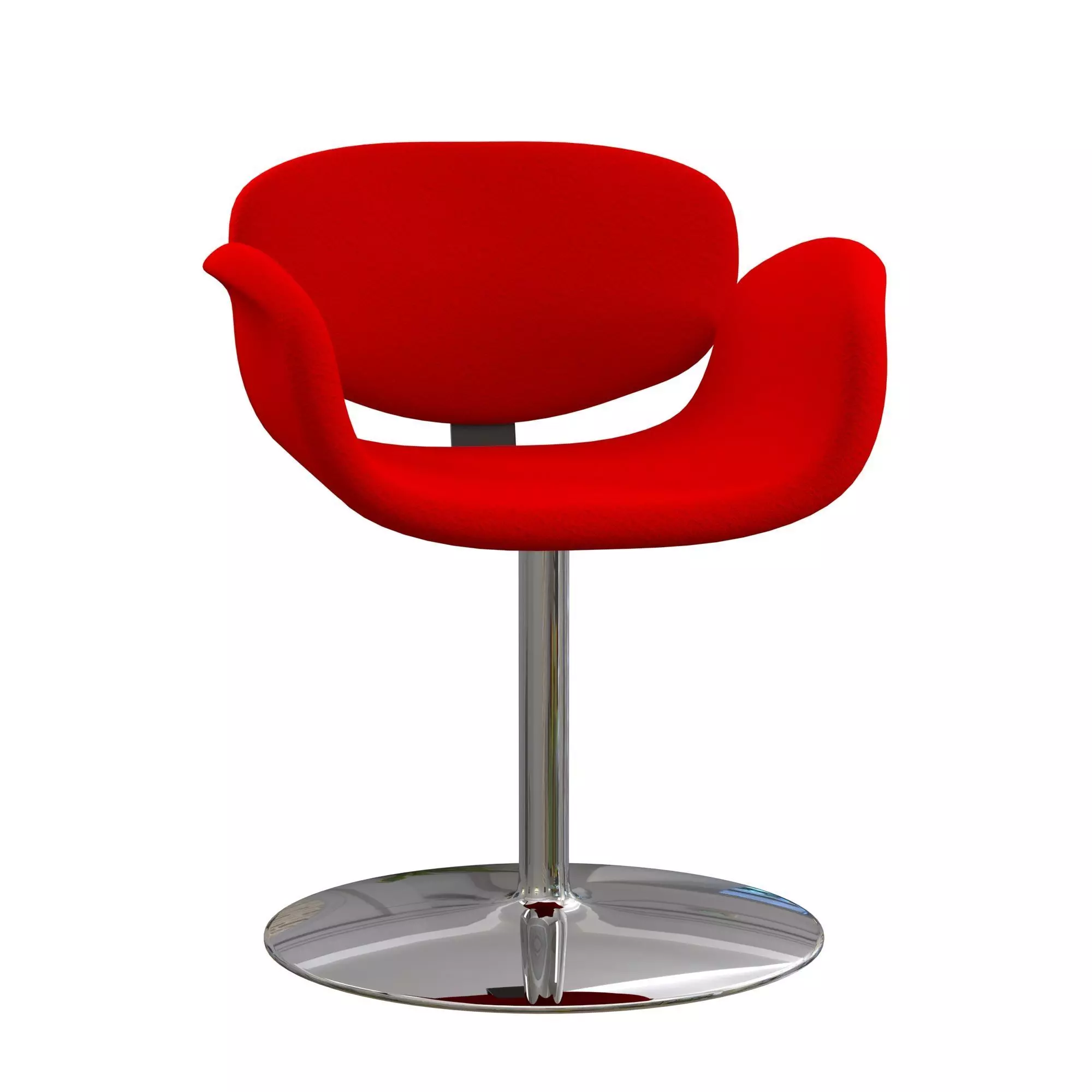 Little Tulip Disc Base Armchair Free 3D model
