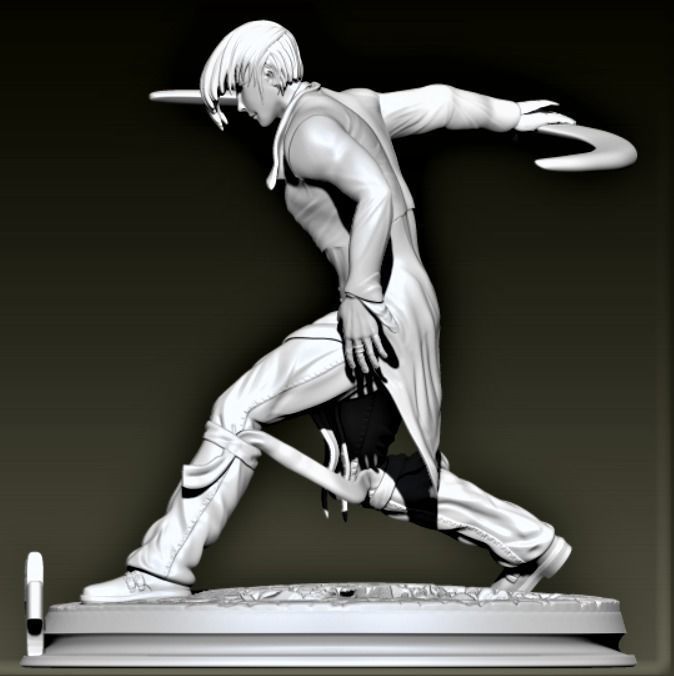 Iori Yagami 3D print model_3