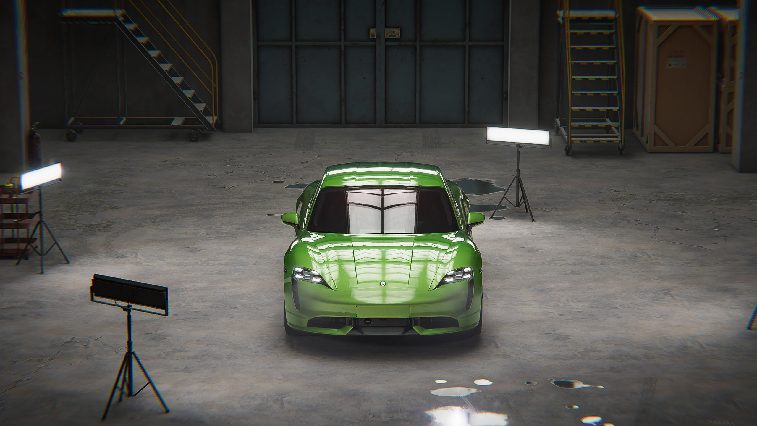 UNITY3D INR INDUSTRIAL INTERIOR ARCHVIZ Low-poly 3D model_4