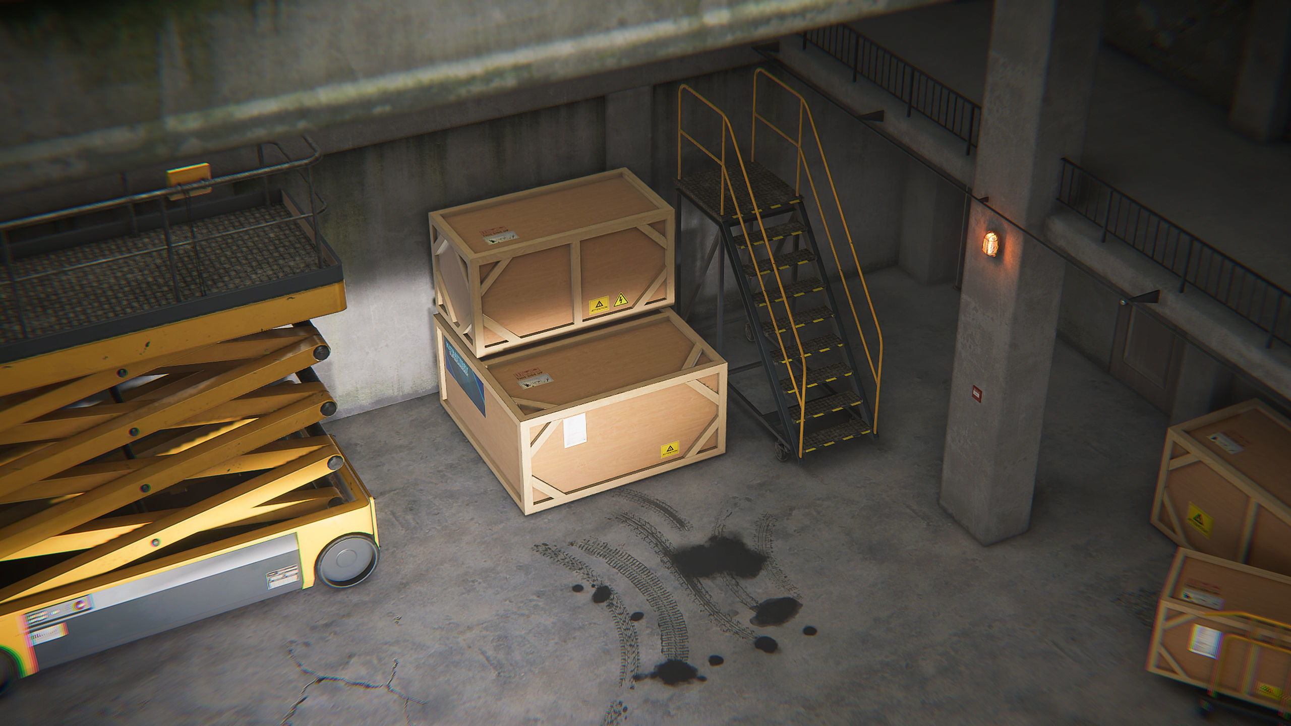 UNITY3D INR INDUSTRIAL INTERIOR ARCHVIZ Low-poly 3D model_21