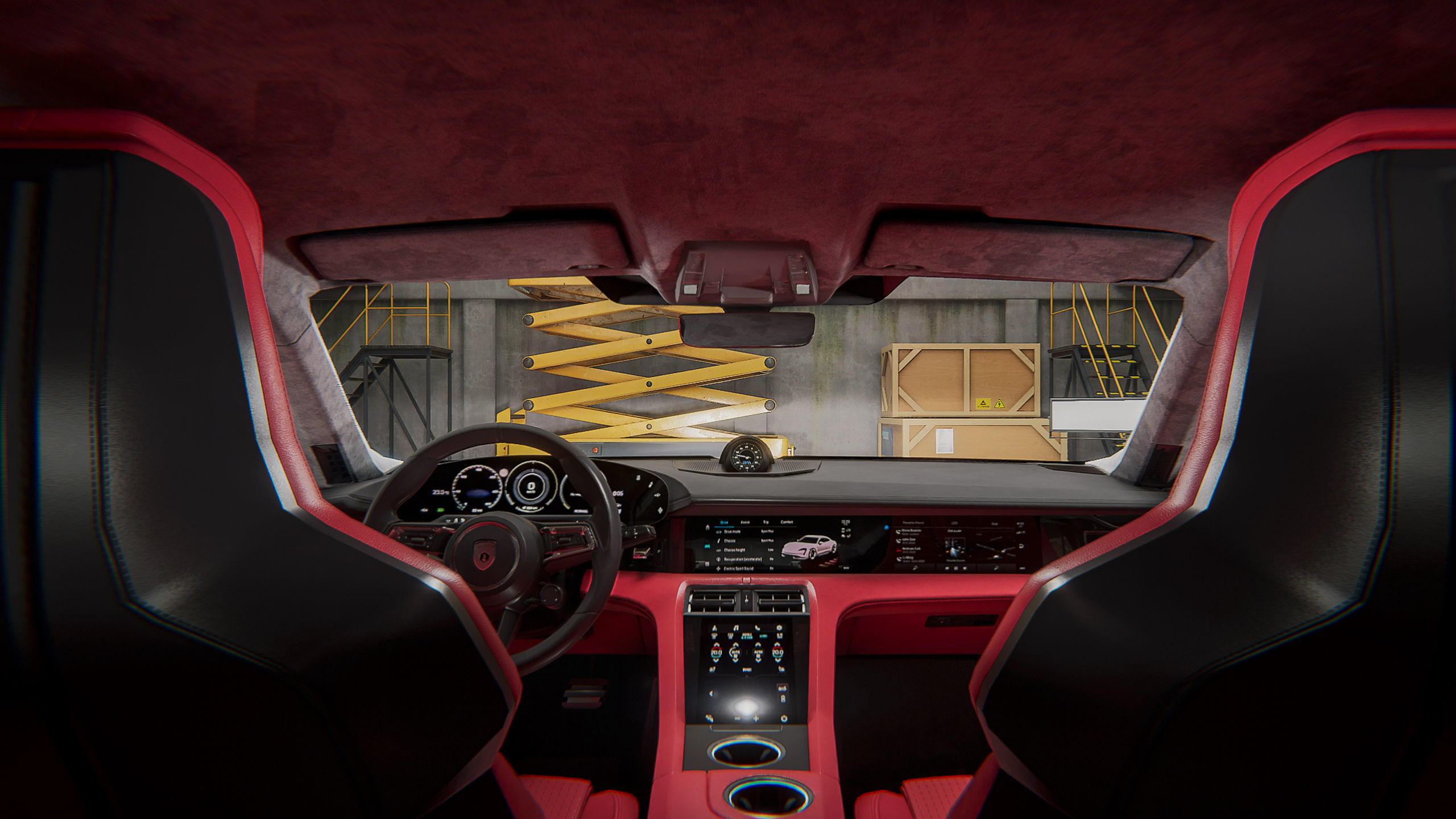 UNITY3D INR INDUSTRIAL INTERIOR ARCHVIZ Low-poly 3D model_16