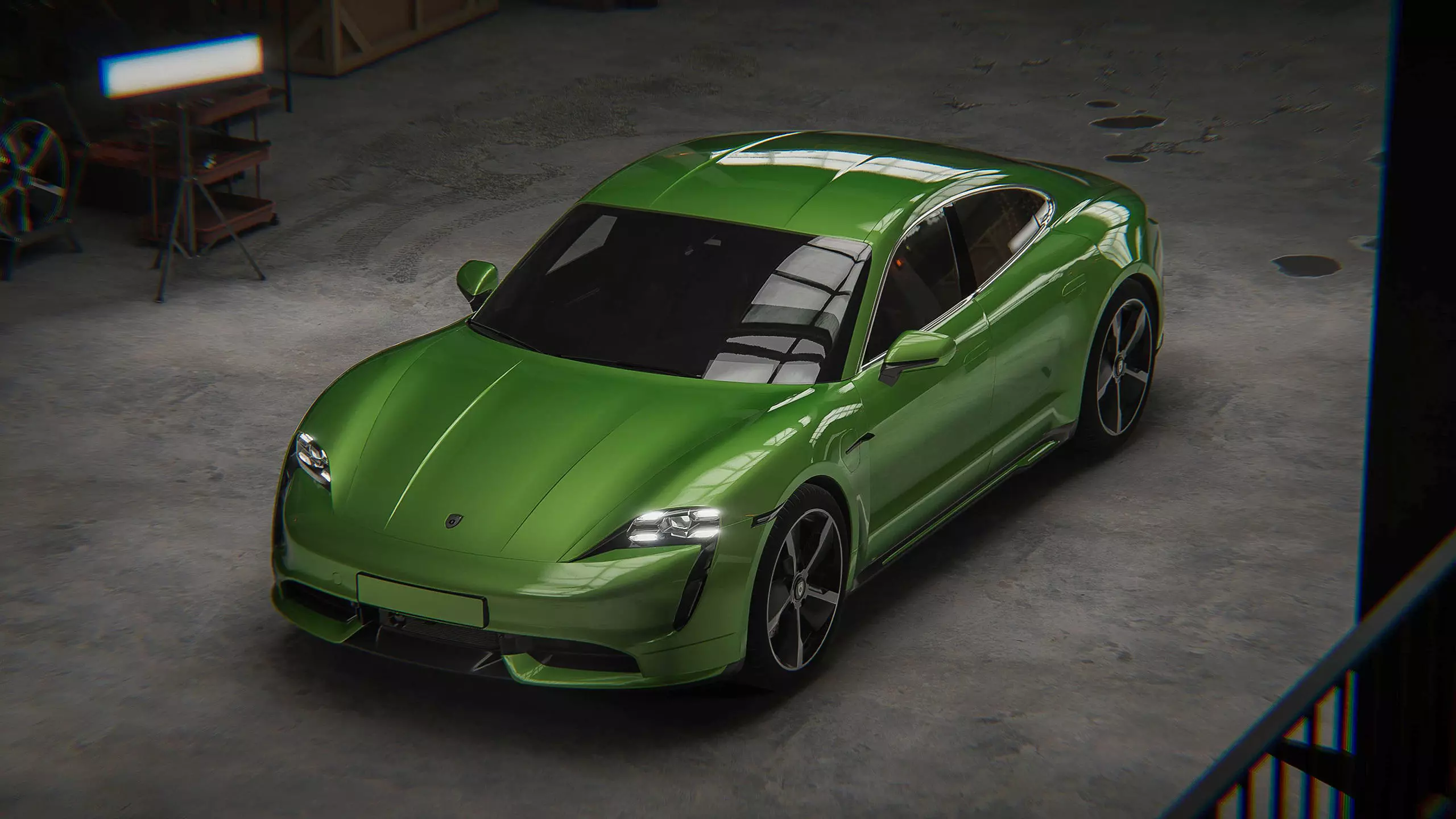 UNITY3D INR INDUSTRIAL INTERIOR ARCHVIZ Low-poly 3D model_0