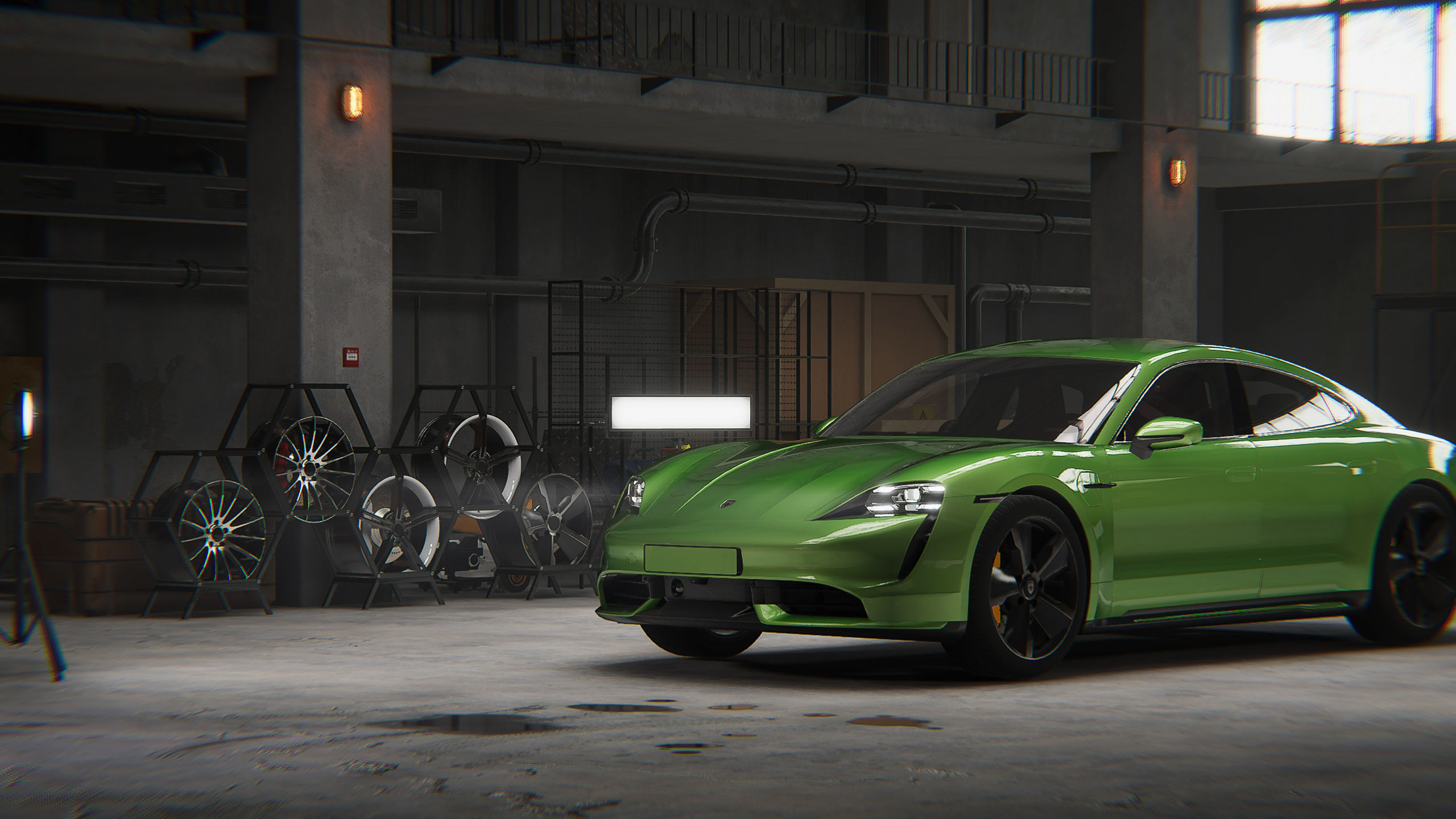 UNITY3D INR INDUSTRIAL INTERIOR ARCHVIZ Low-poly 3D model_3