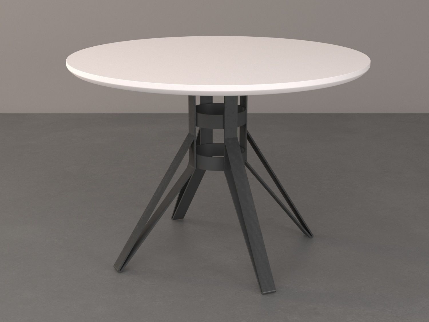 ROUND COFFEE KITCHEN TABLE BASE - BALASAGUN LAGARI TABLE BASE Free 3D model_1