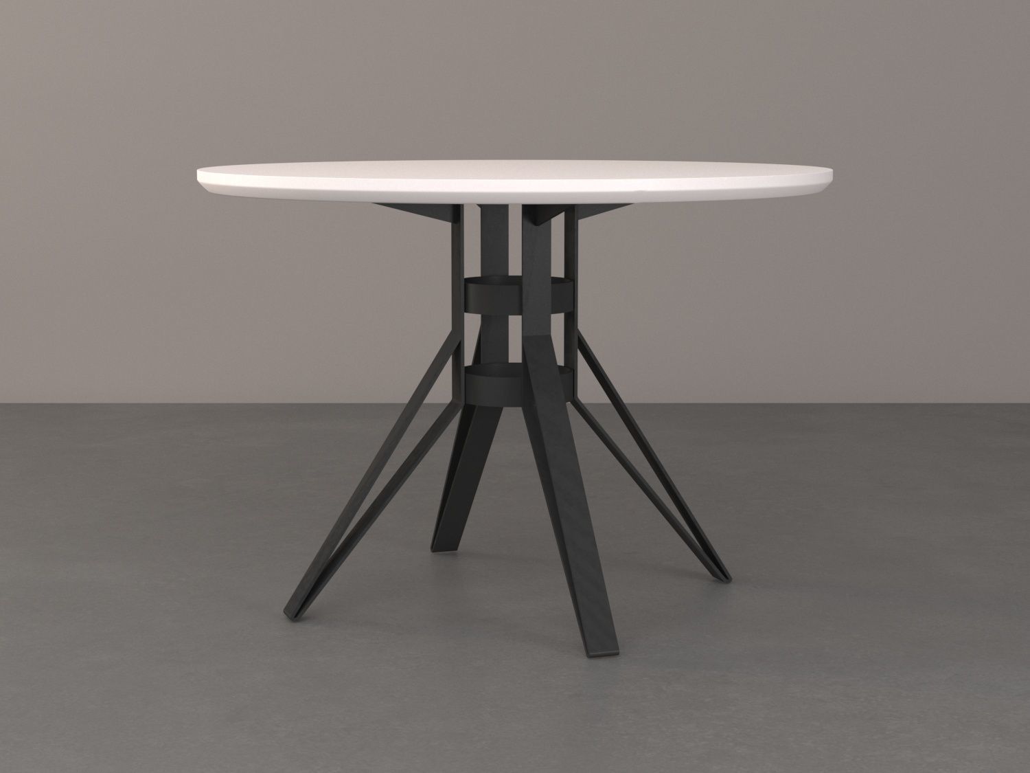 ROUND COFFEE KITCHEN TABLE BASE - BALASAGUN LAGARI TABLE BASE Free 3D model_2