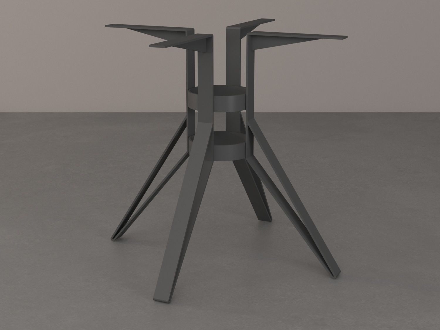 ROUND COFFEE KITCHEN TABLE BASE - BALASAGUN LAGARI TABLE BASE Free 3D model_3