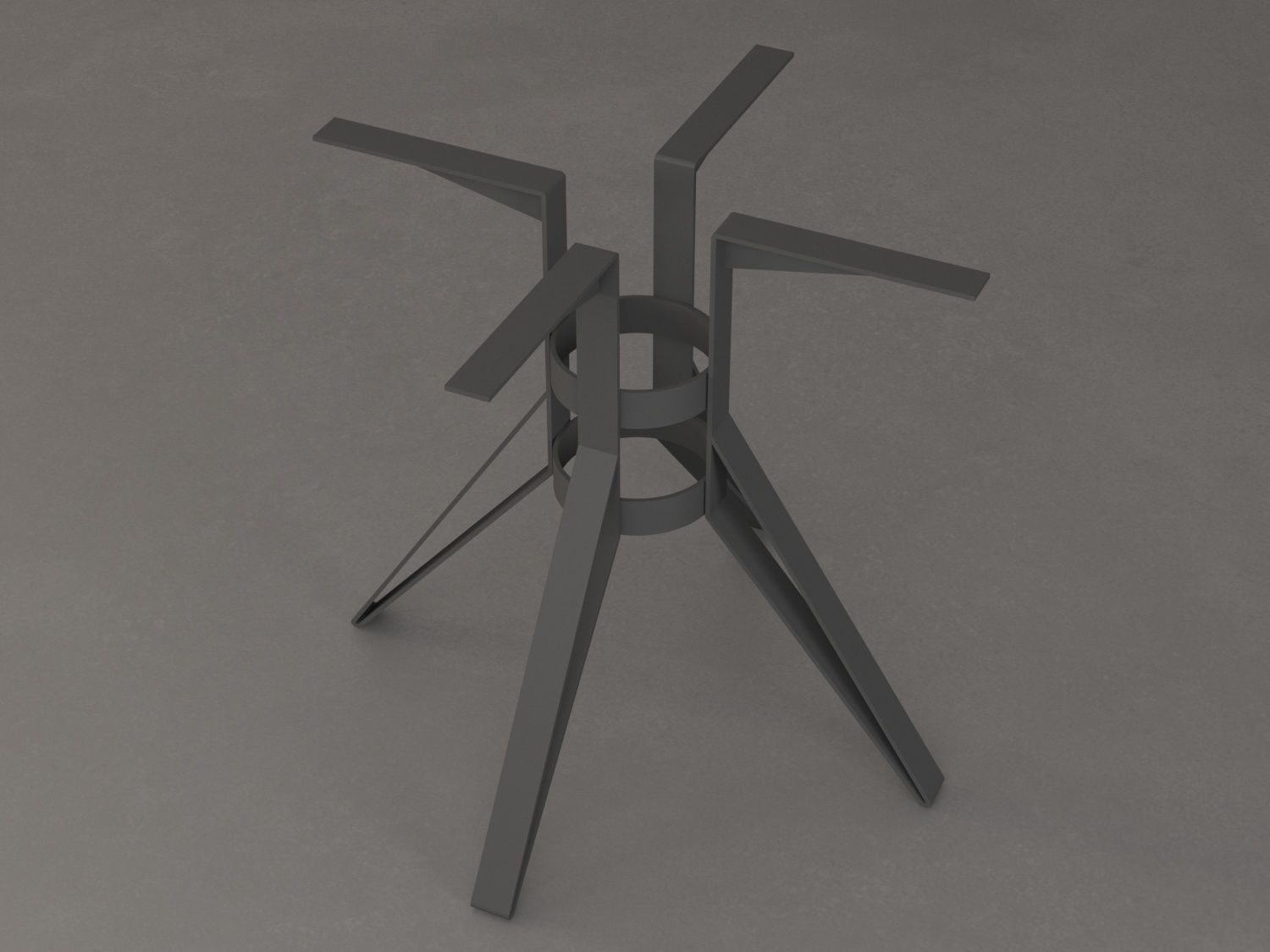 ROUND COFFEE KITCHEN TABLE BASE - BALASAGUN LAGARI TABLE BASE Free 3D model_4