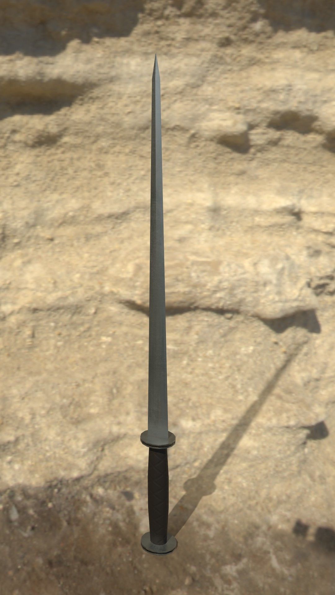 Realistic Medieval Swords Low-poly 3D model_23