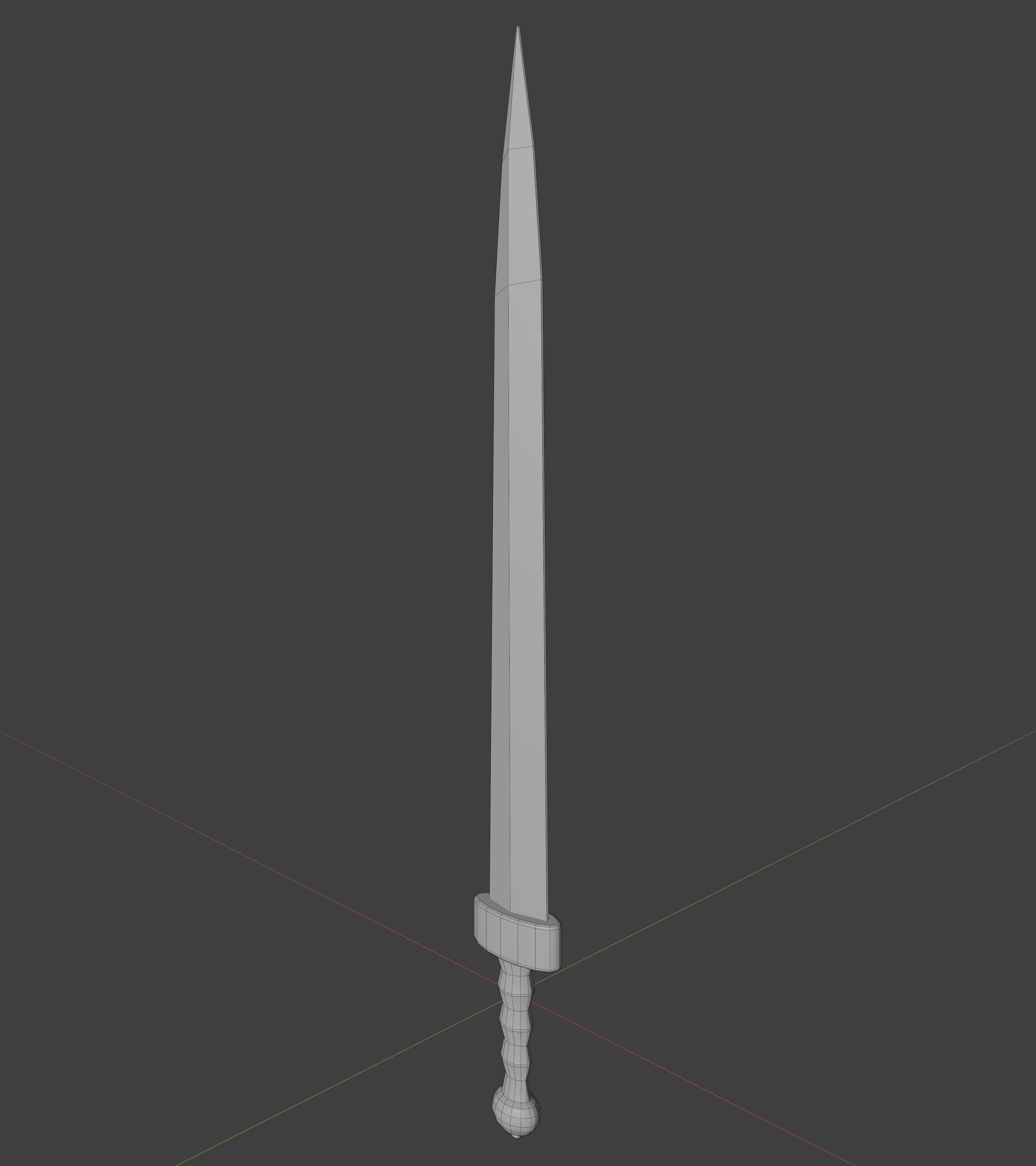 Realistic Medieval Swords Low-poly 3D model_15