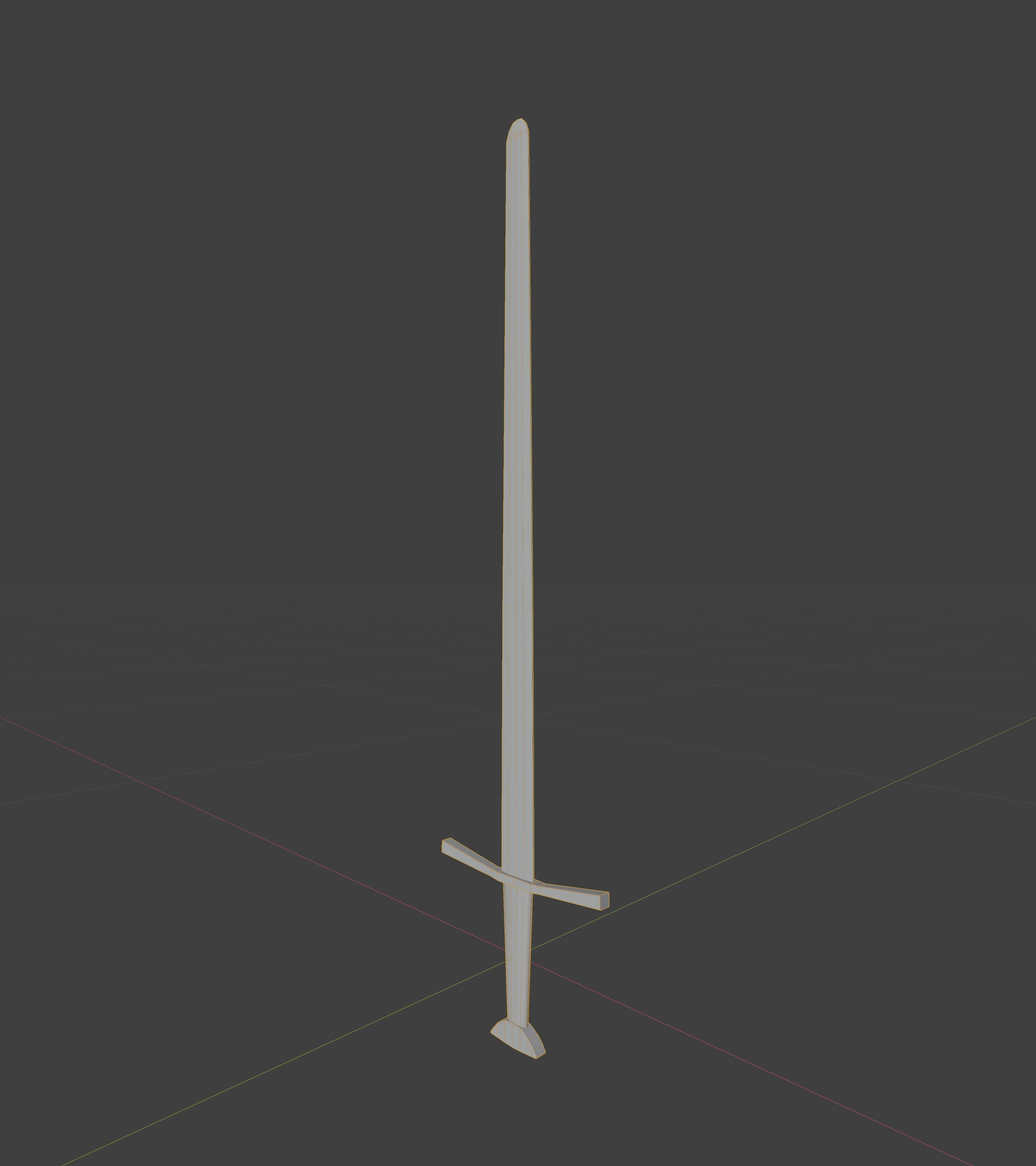 Realistic Medieval Swords Low-poly 3D model_27