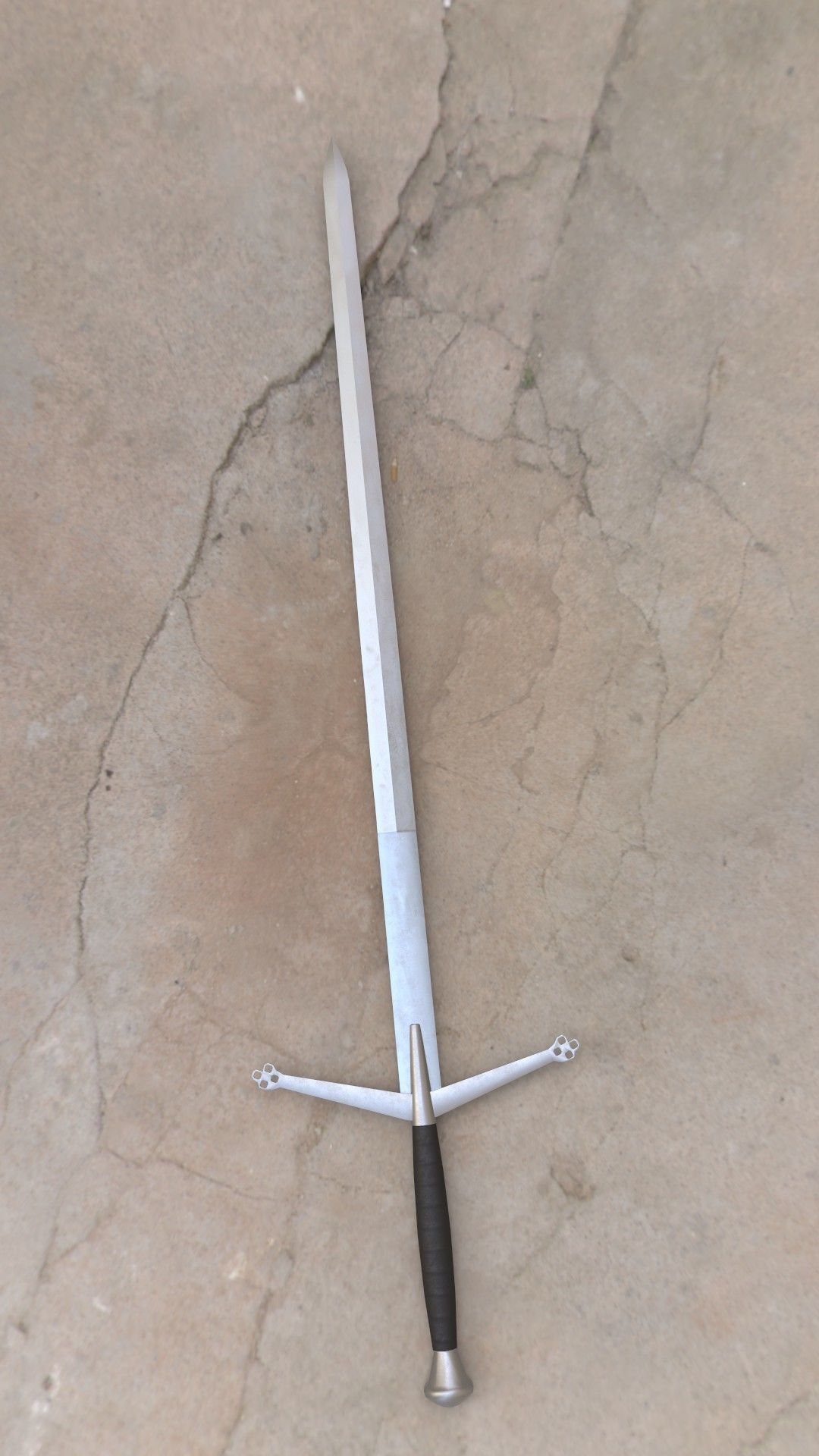 Realistic Medieval Swords Low-poly 3D model_2