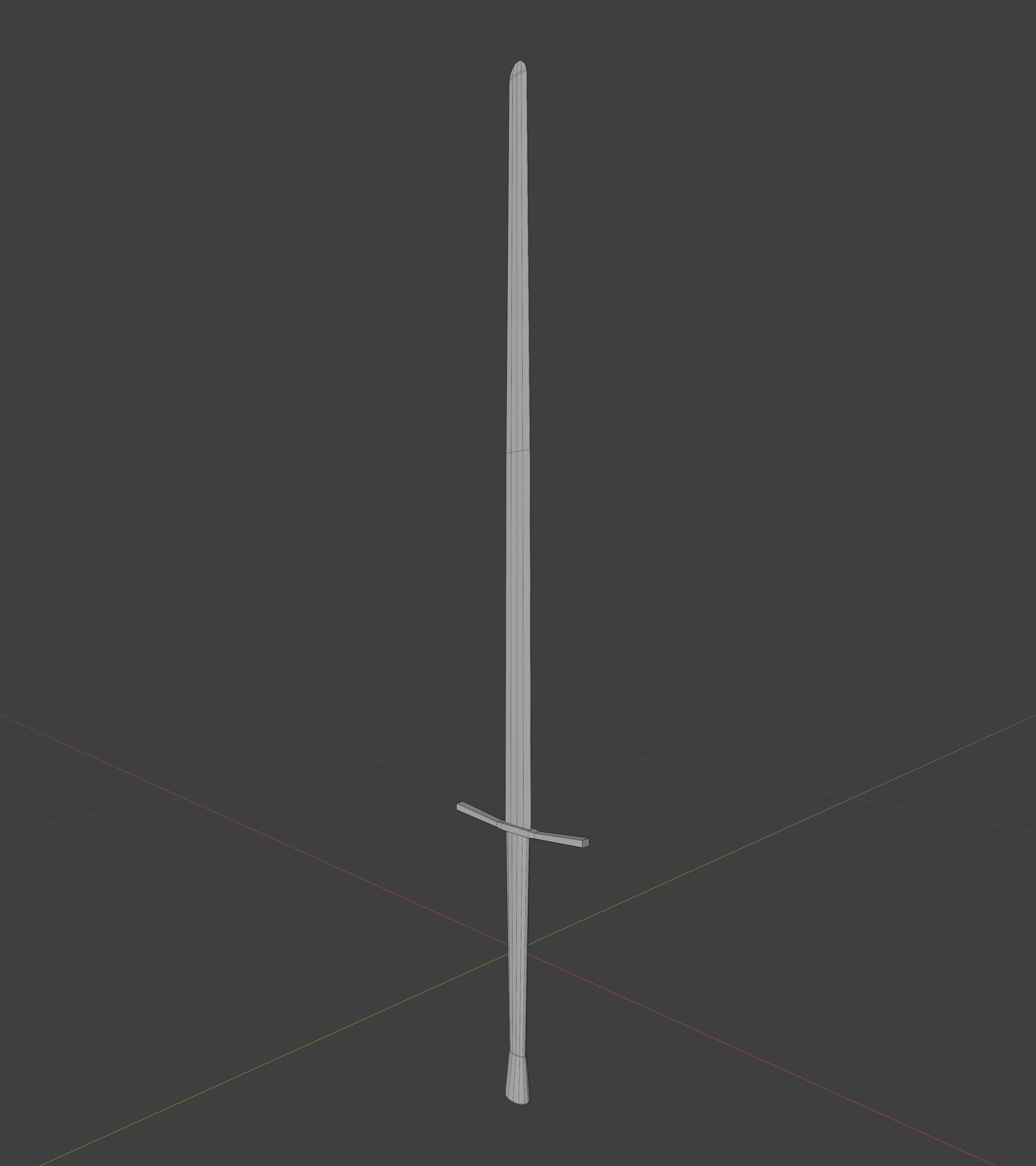 Realistic Medieval Swords Low-poly 3D model_18