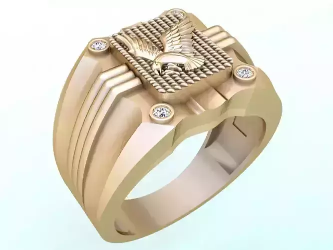 Eagle ring  - Mens rings - N575