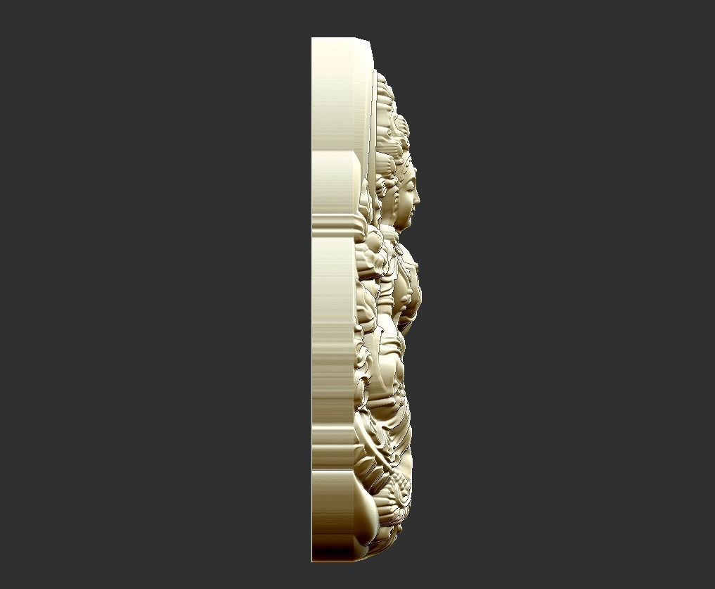 Kwanyin Bodhisattva 3D print model_2