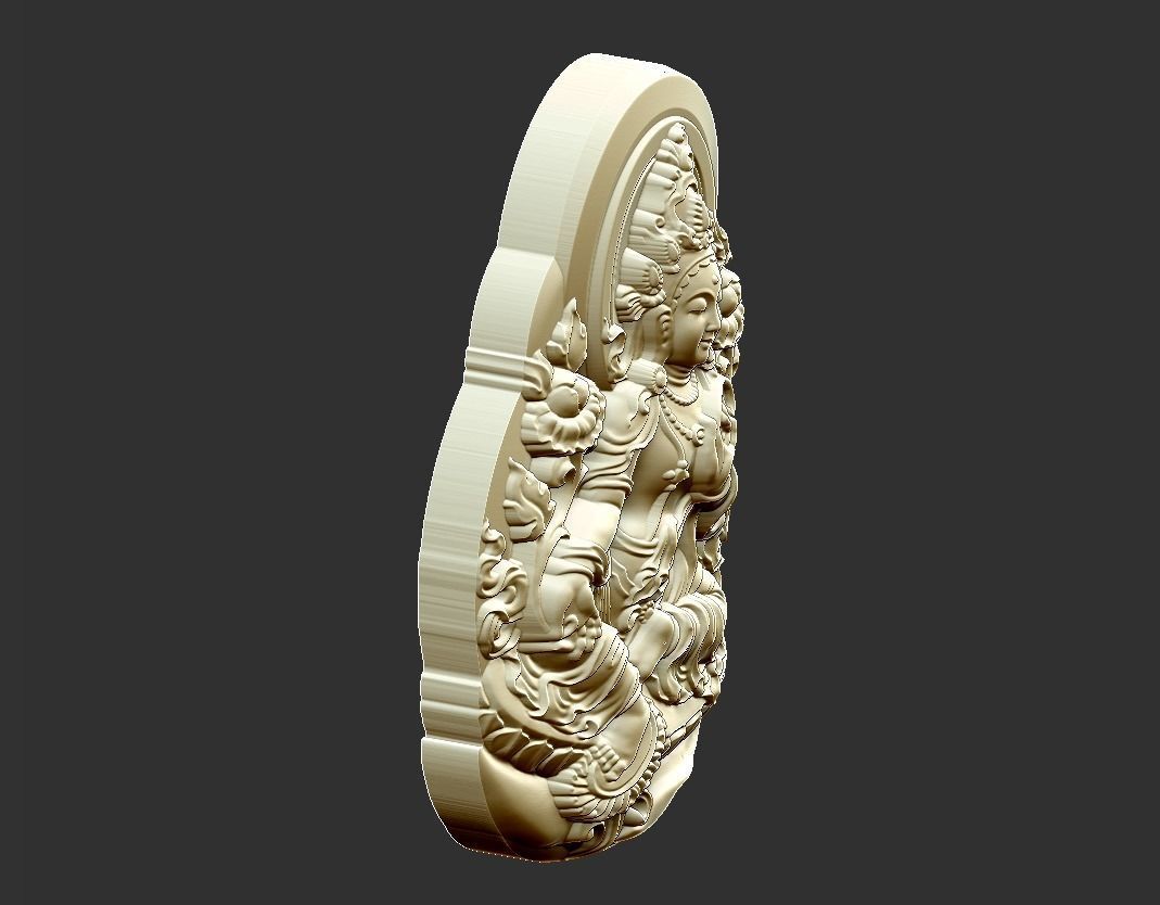 Kwanyin Bodhisattva 3D print model_1