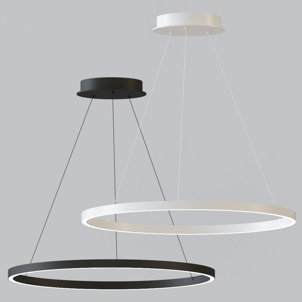 Cerchio LED Pendant by Kuzco Lighting 3D model_1