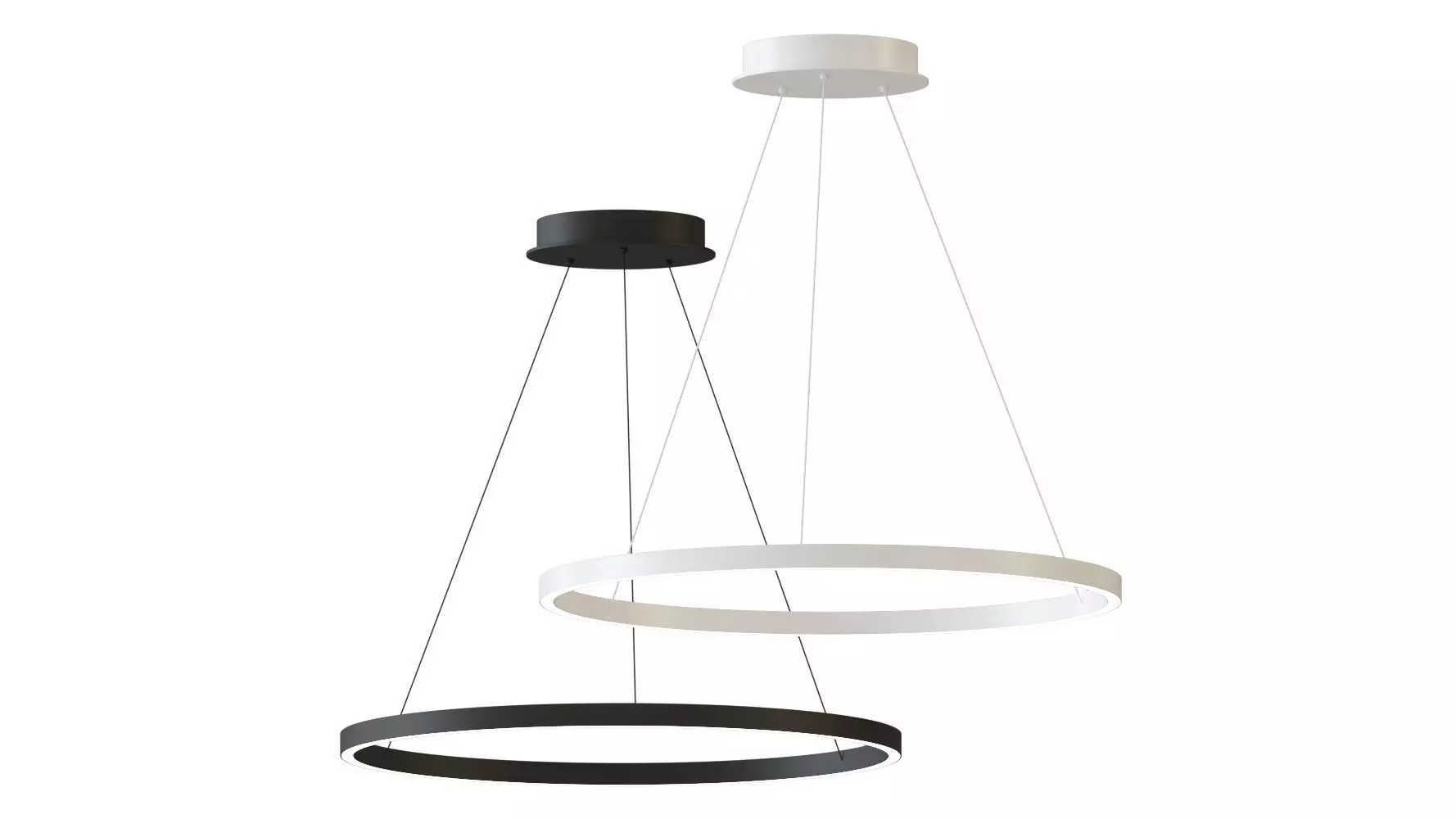 Cerchio LED Pendant by Kuzco Lighting 3D model_0