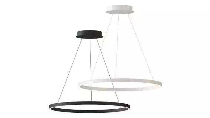 Cerchio LED Pendant by Kuzco Lighting 3D model