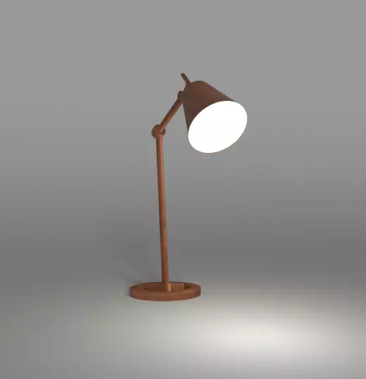 Pixar style lamp Free low-poly 3D model