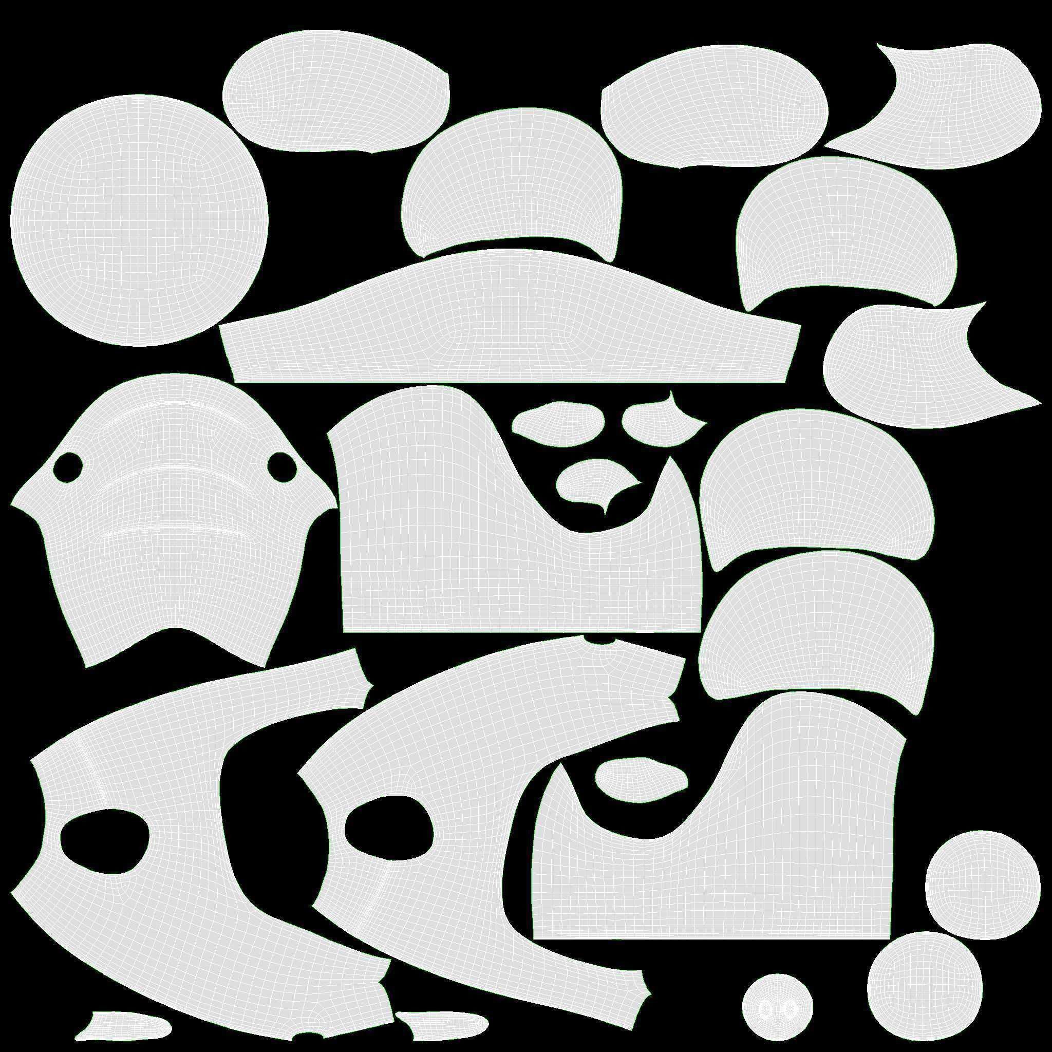 Elephant toy soft v2 3D model_21