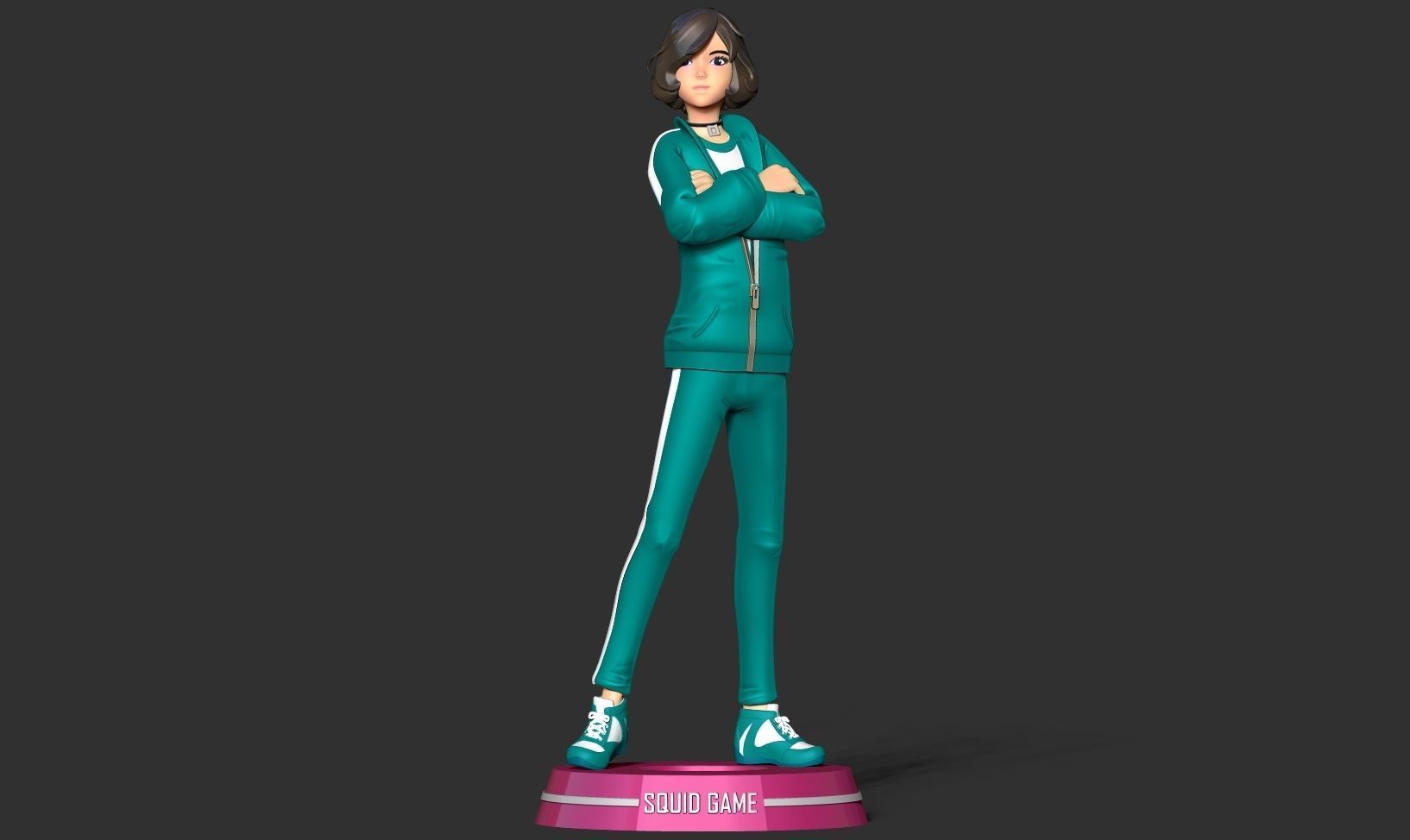 Player 067 - Squid game Fanart 3D print model_8