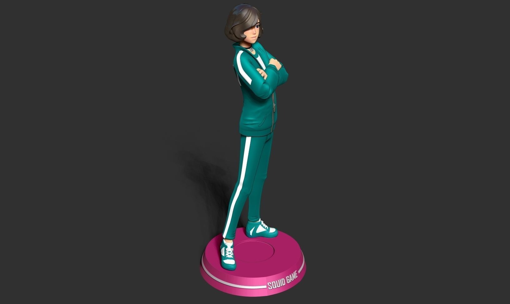 Player 067 - Squid game Fanart 3D print model_14