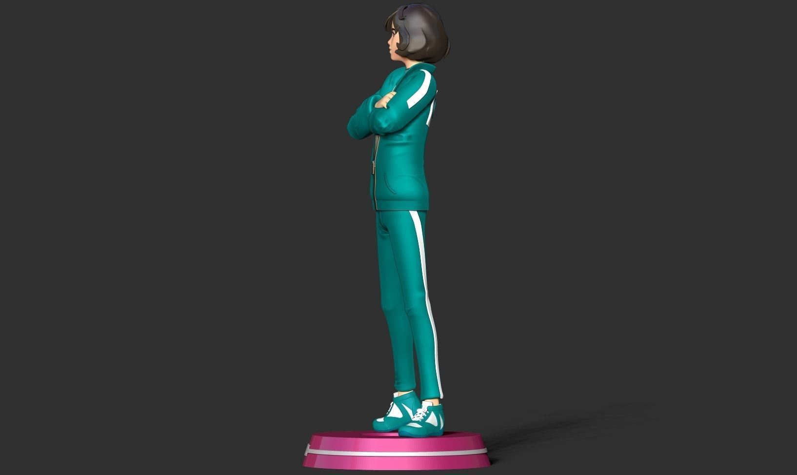 Player 067 - Squid game Fanart 3D print model_10