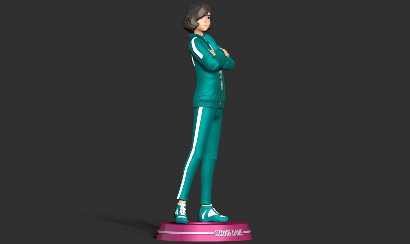 Player 067 - Squid game Fanart 3D print model_12