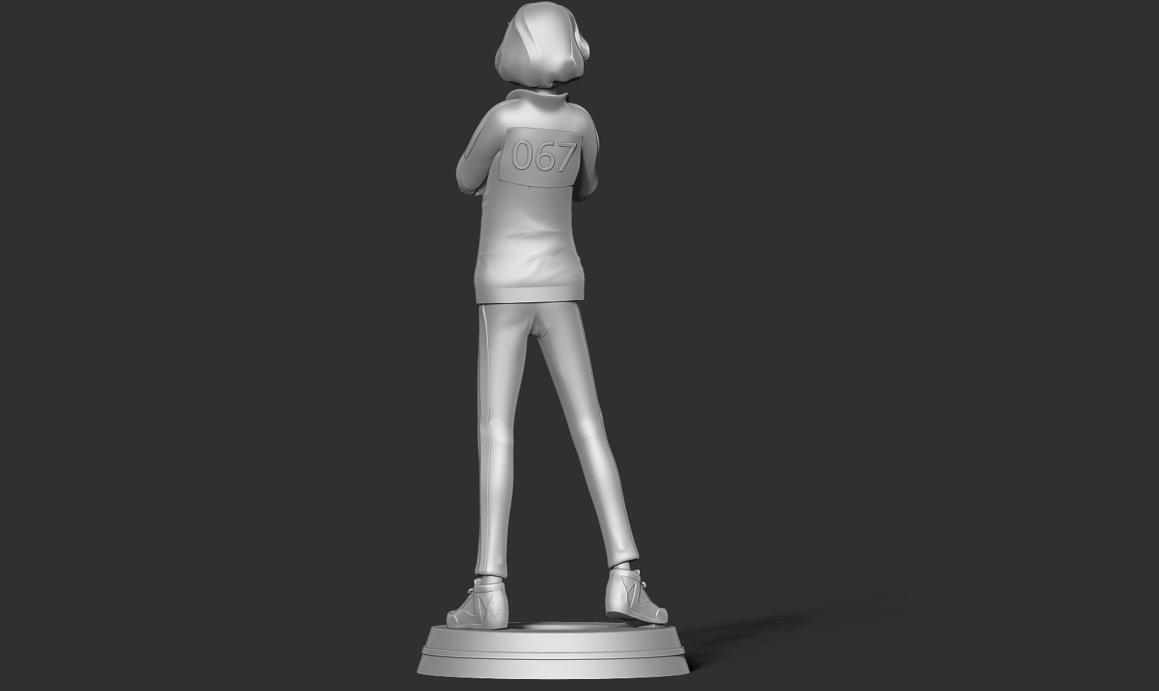 Player 067 - Squid game Fanart 3D print model_19