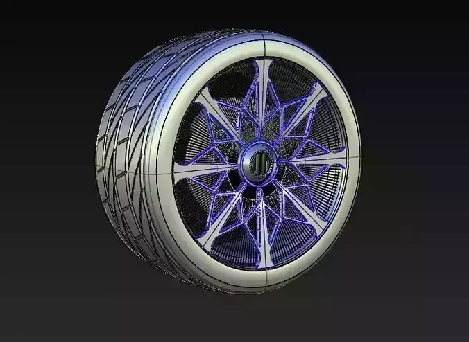 Wheel Tyre 3D model