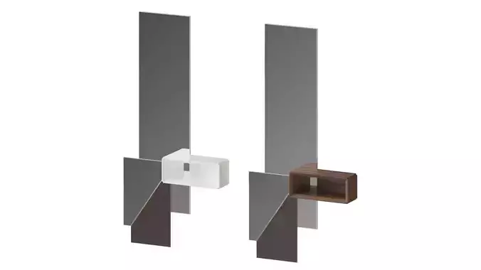 Alfred Armas floor mirror by Smart Arredo