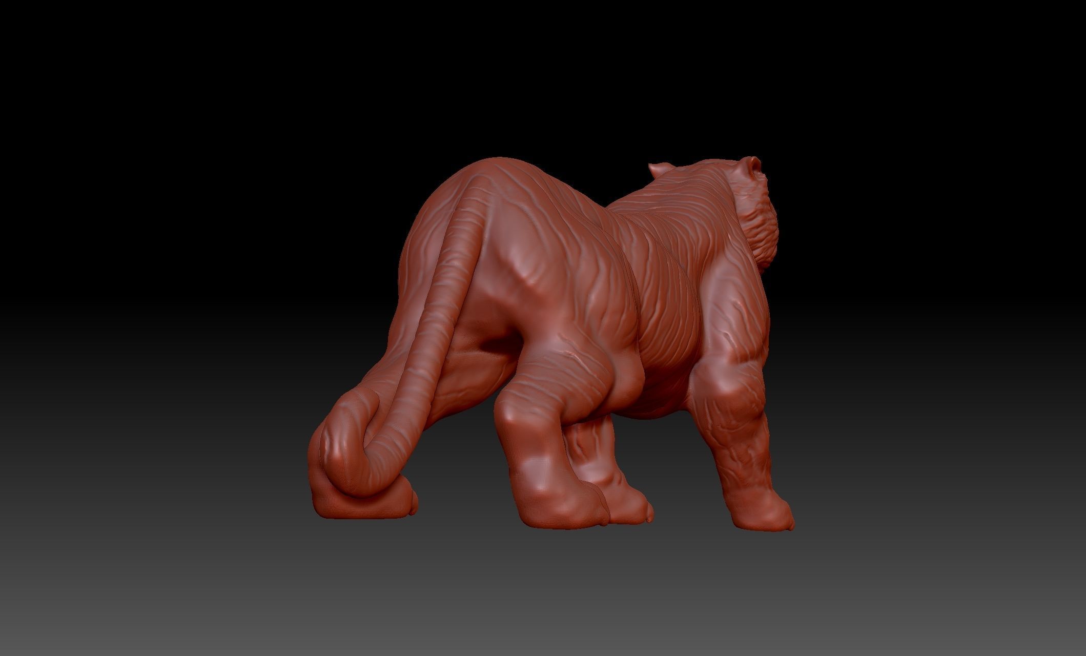 Tiger 3D print model_2