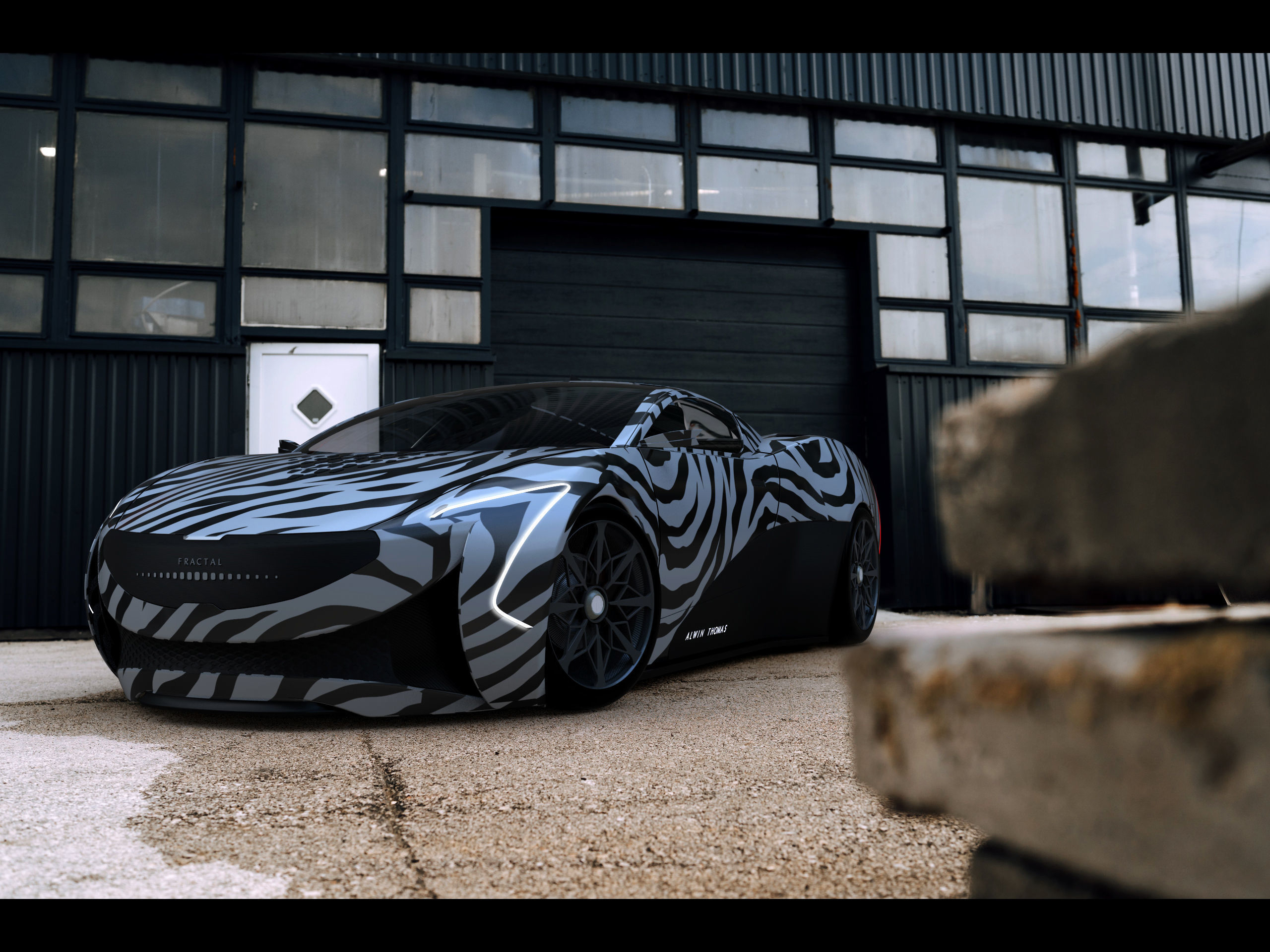 Concept car 3D model_6