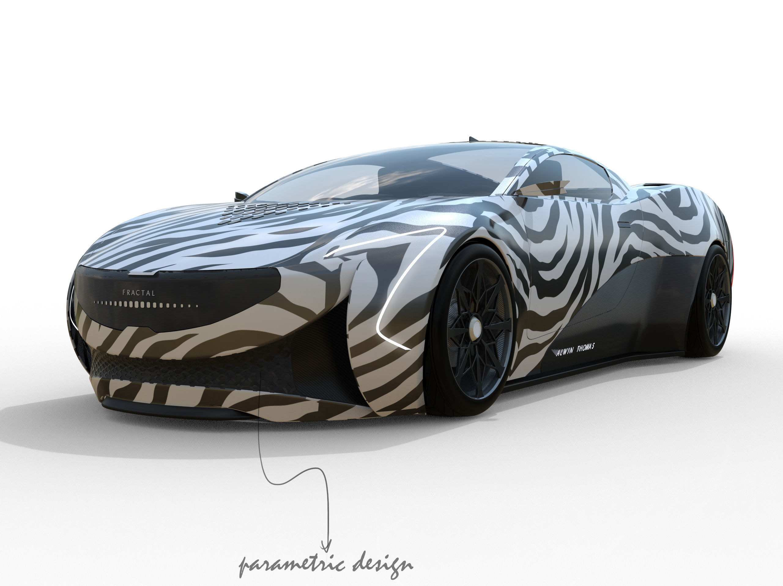 Concept car 3D model_4