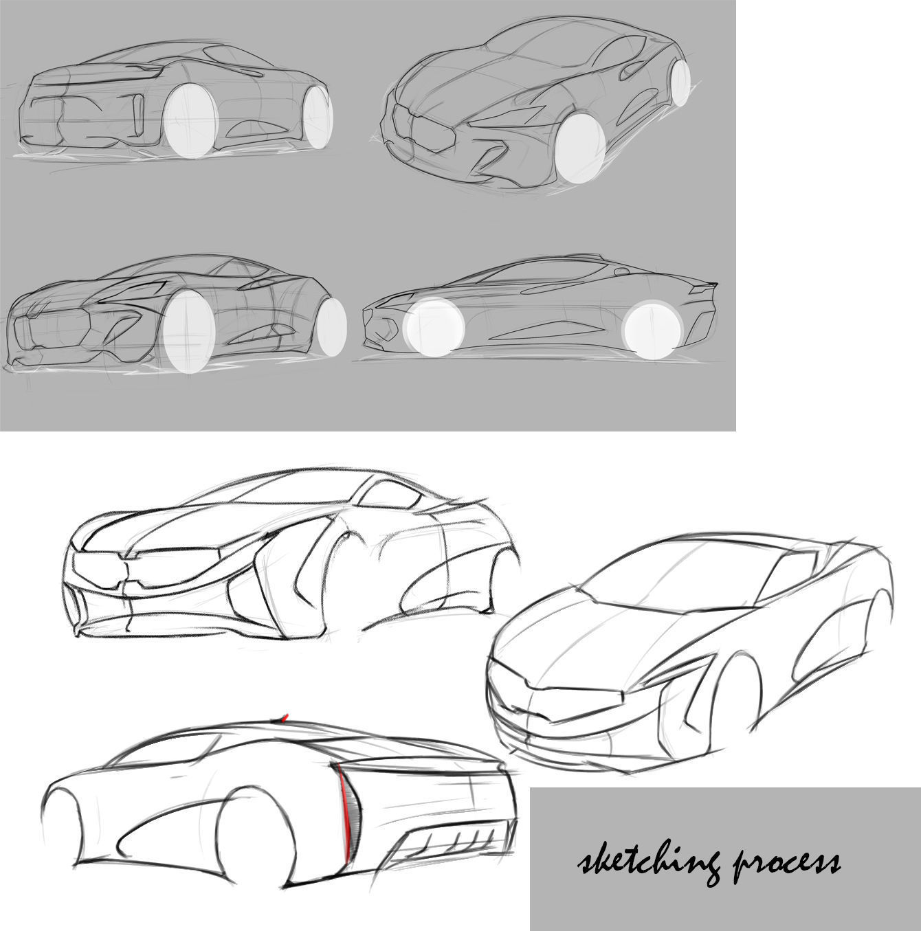 Concept car 3D model_2