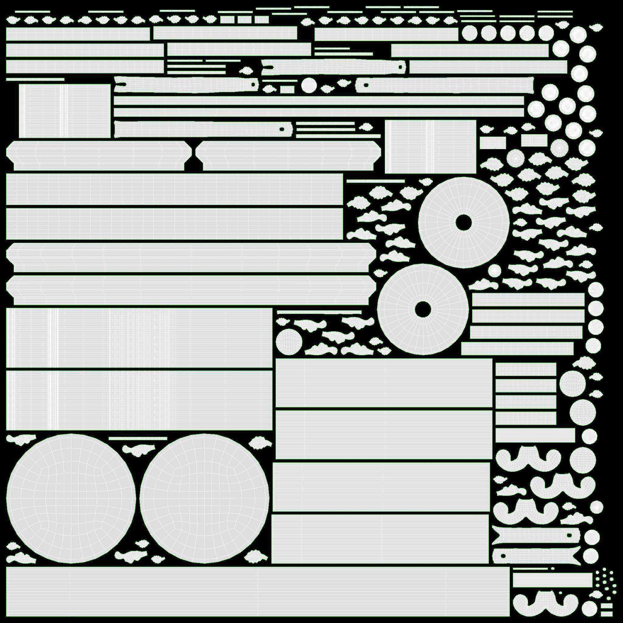 Forged column with hanging sign 07 3D model_11