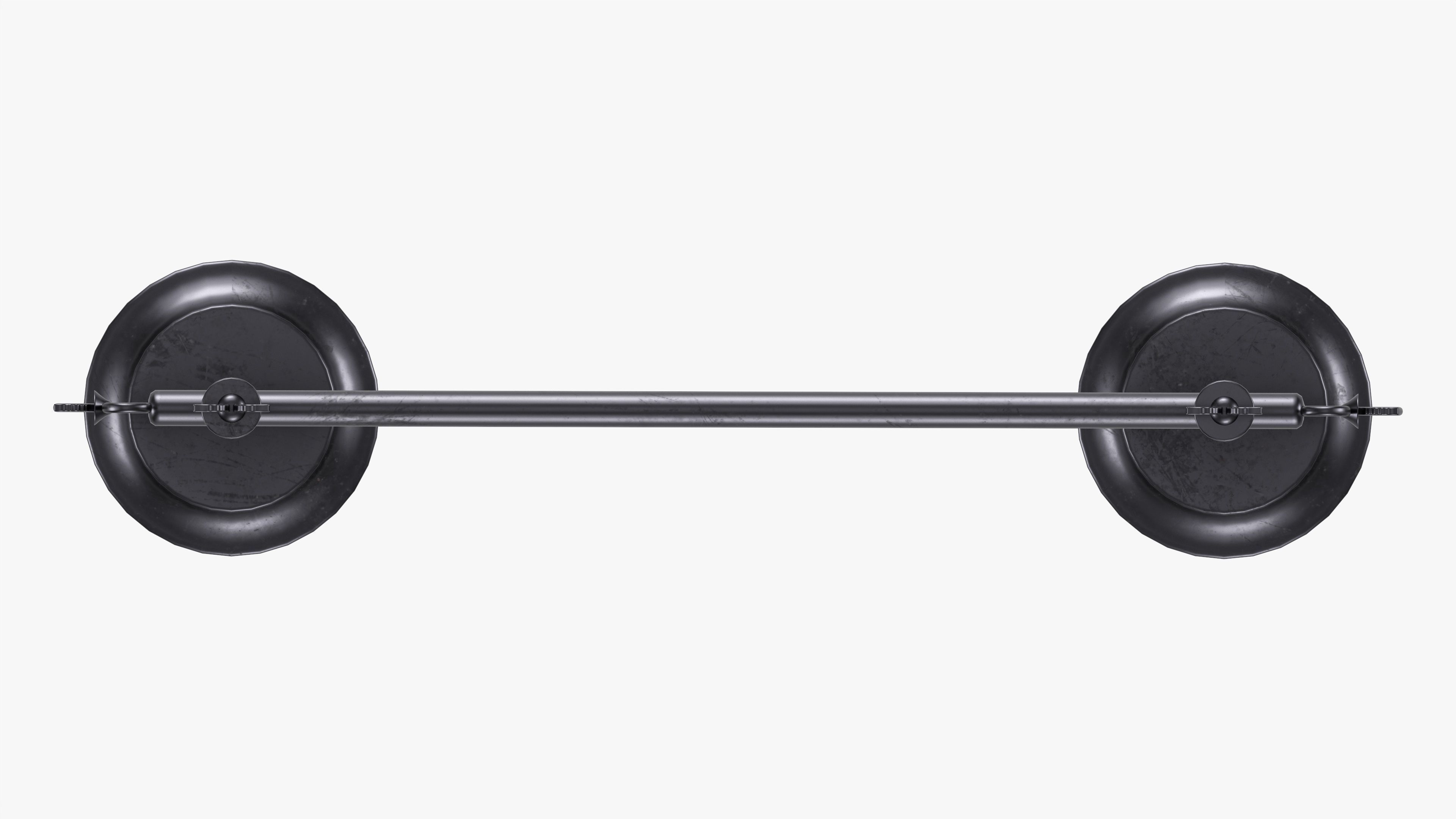 Forged column with hanging sign 07 3D model_5