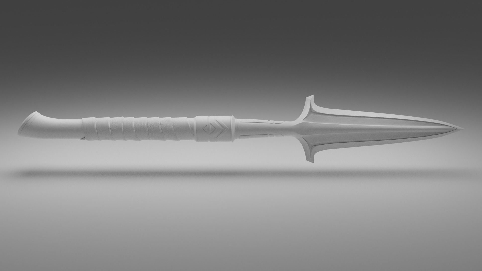 Broken Spear of Leonidas Level 3 3D print model_11