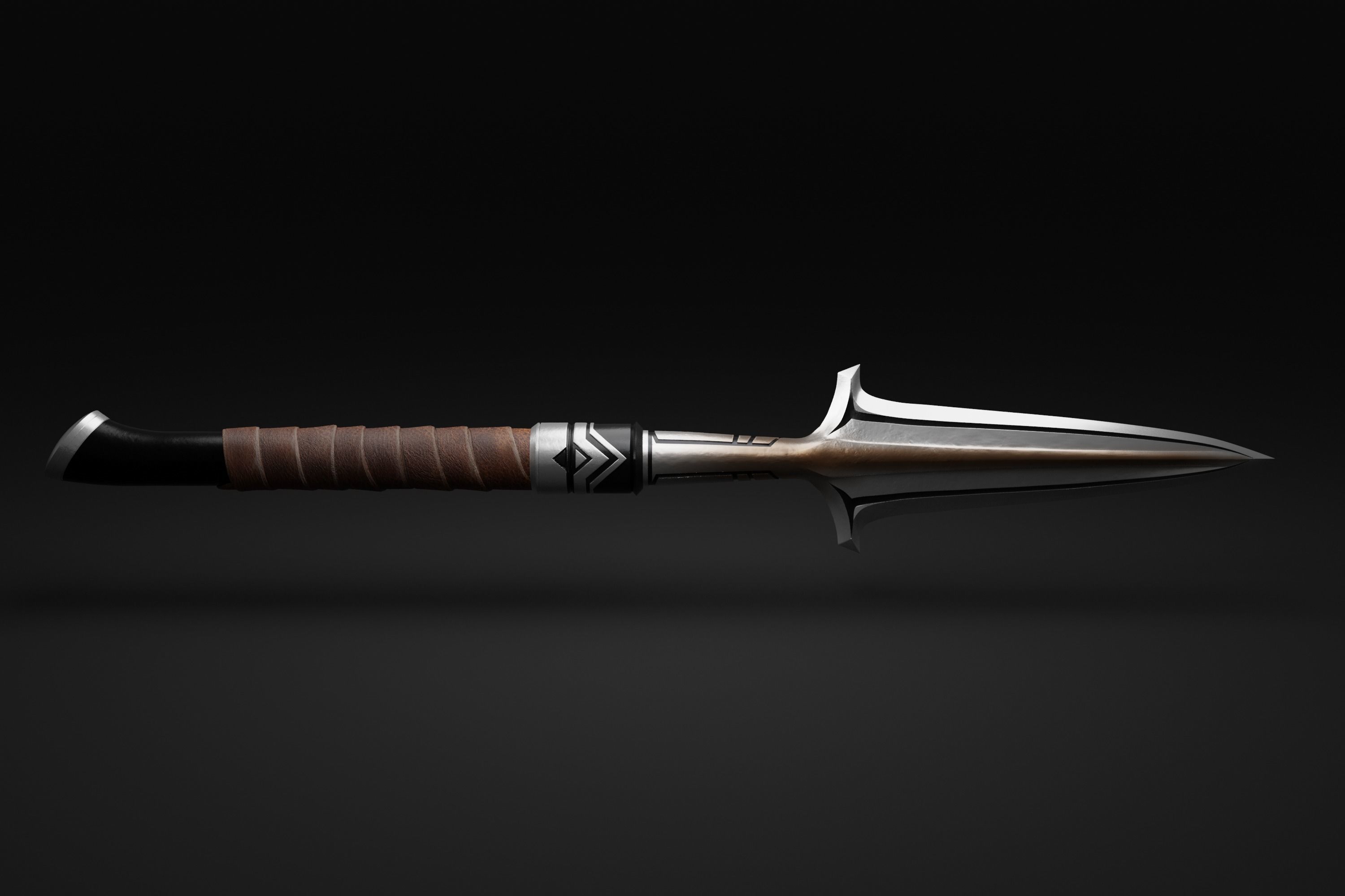 Broken Spear of Leonidas Level 3 3D print model_1