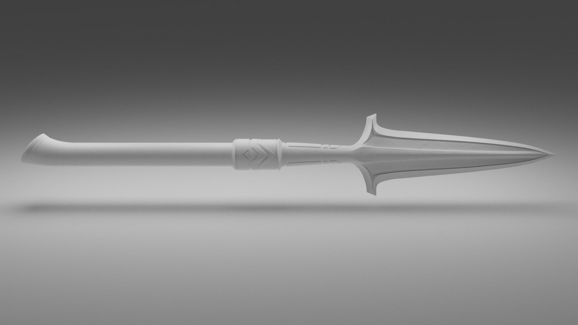 Broken Spear of Leonidas Level 3 3D print model_5