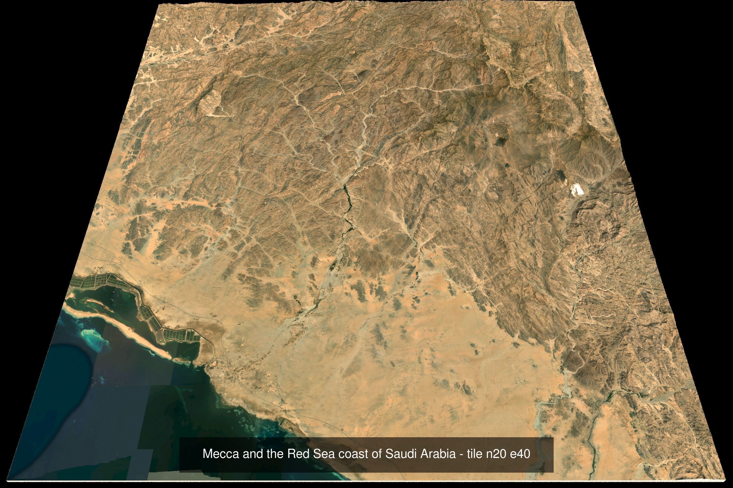 Mecca and the Red Sea coast of Saudi Arabia 3D Model Collection_34