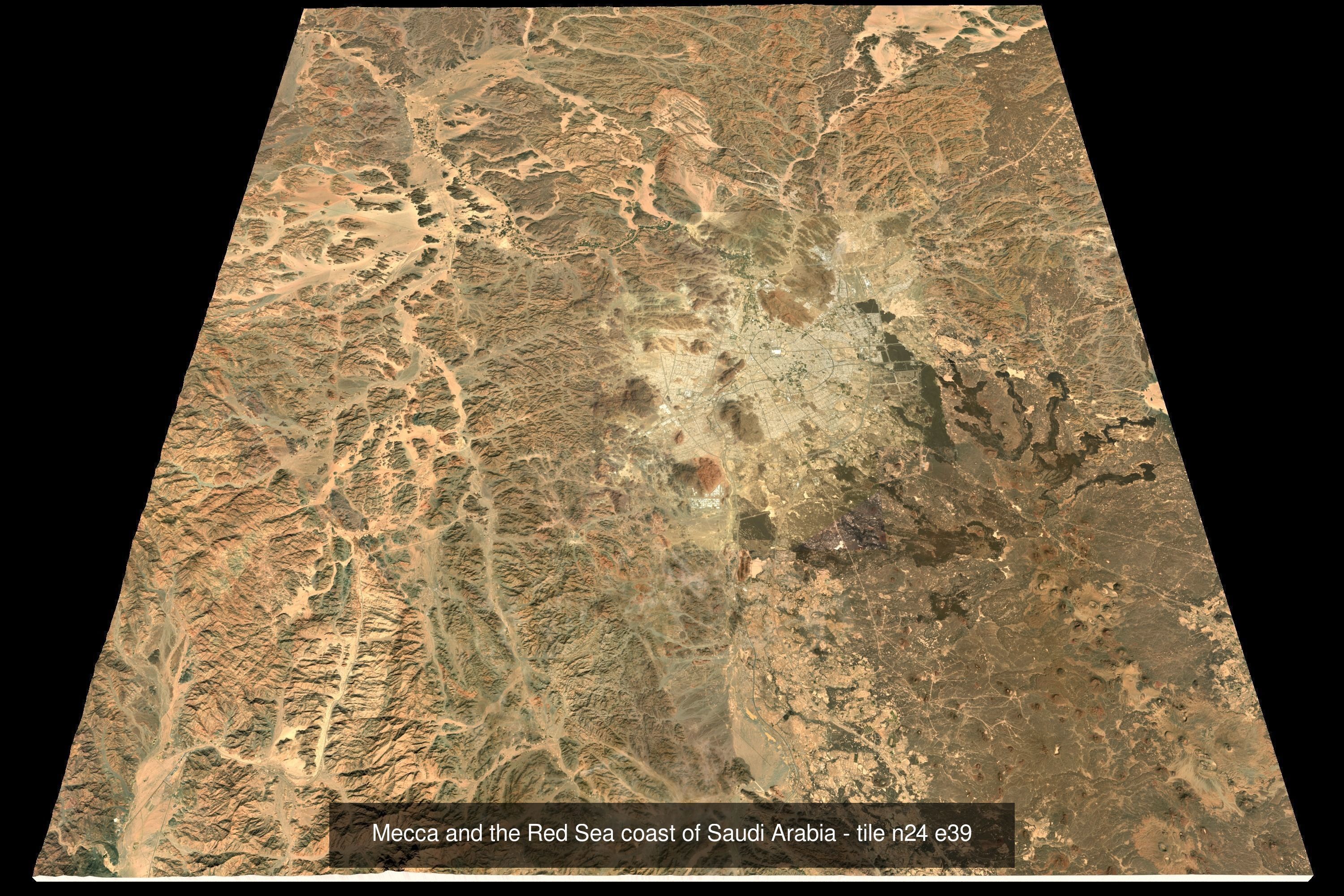 Mecca and the Red Sea coast of Saudi Arabia 3D Model Collection_10