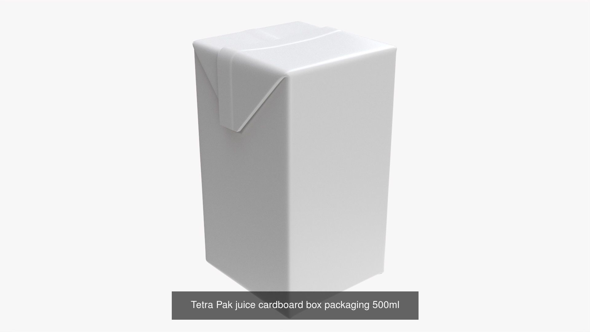 Tetra Pak juice cardboard box packagings 3D Model Collection_1