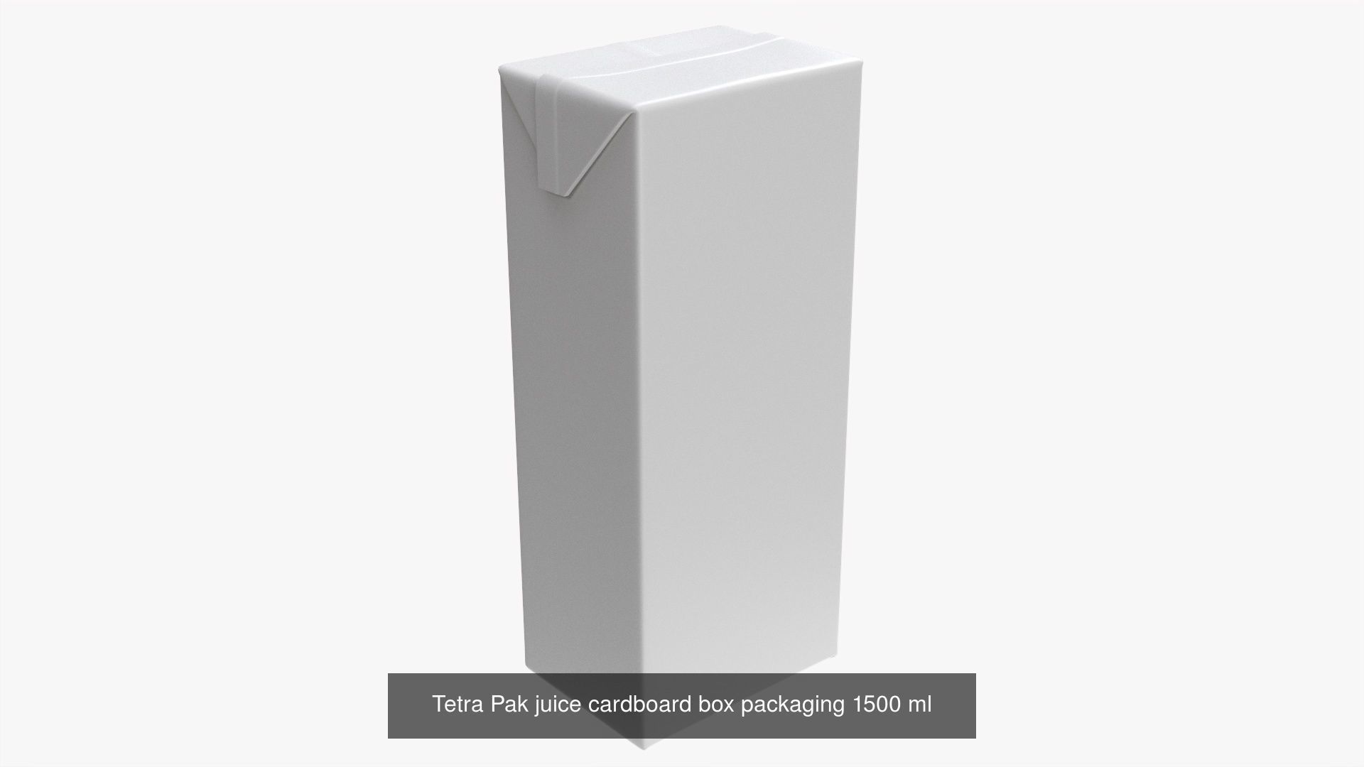 Tetra Pak juice cardboard box packagings 3D Model Collection_4