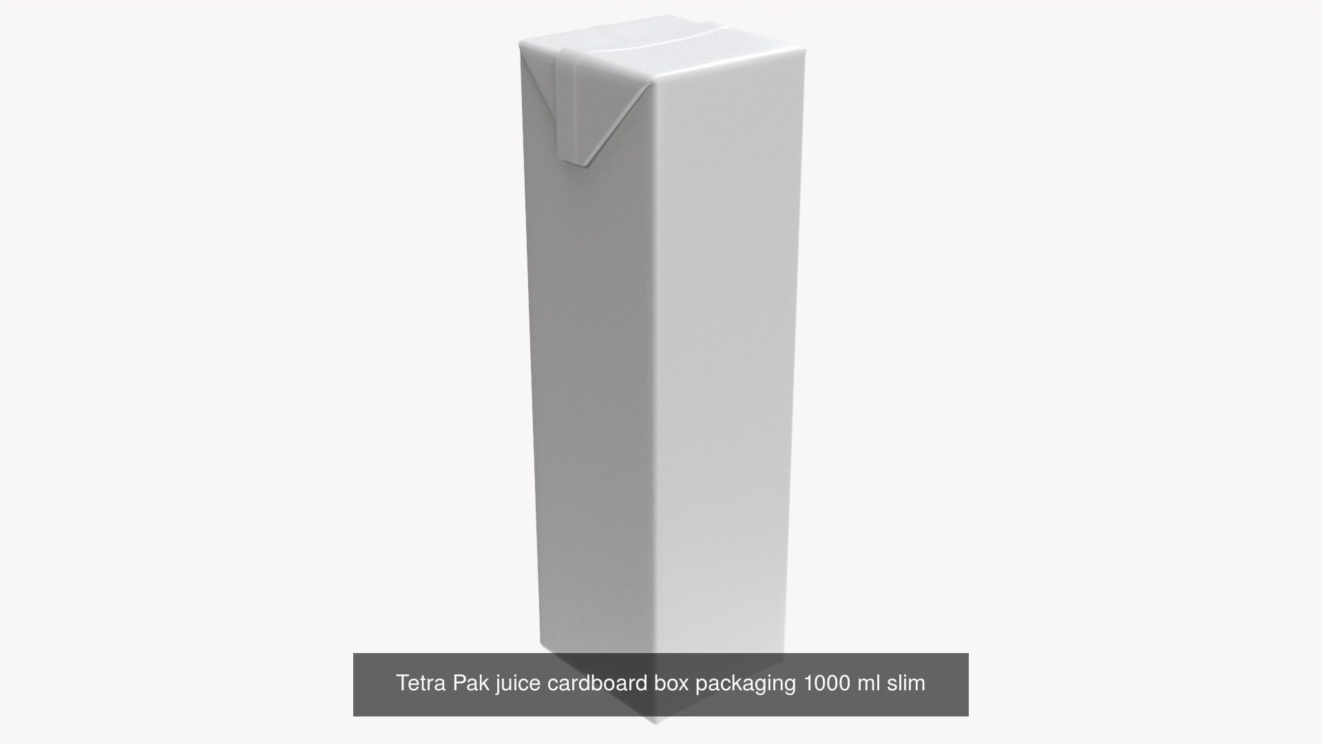 Tetra Pak juice cardboard box packagings 3D Model Collection_3