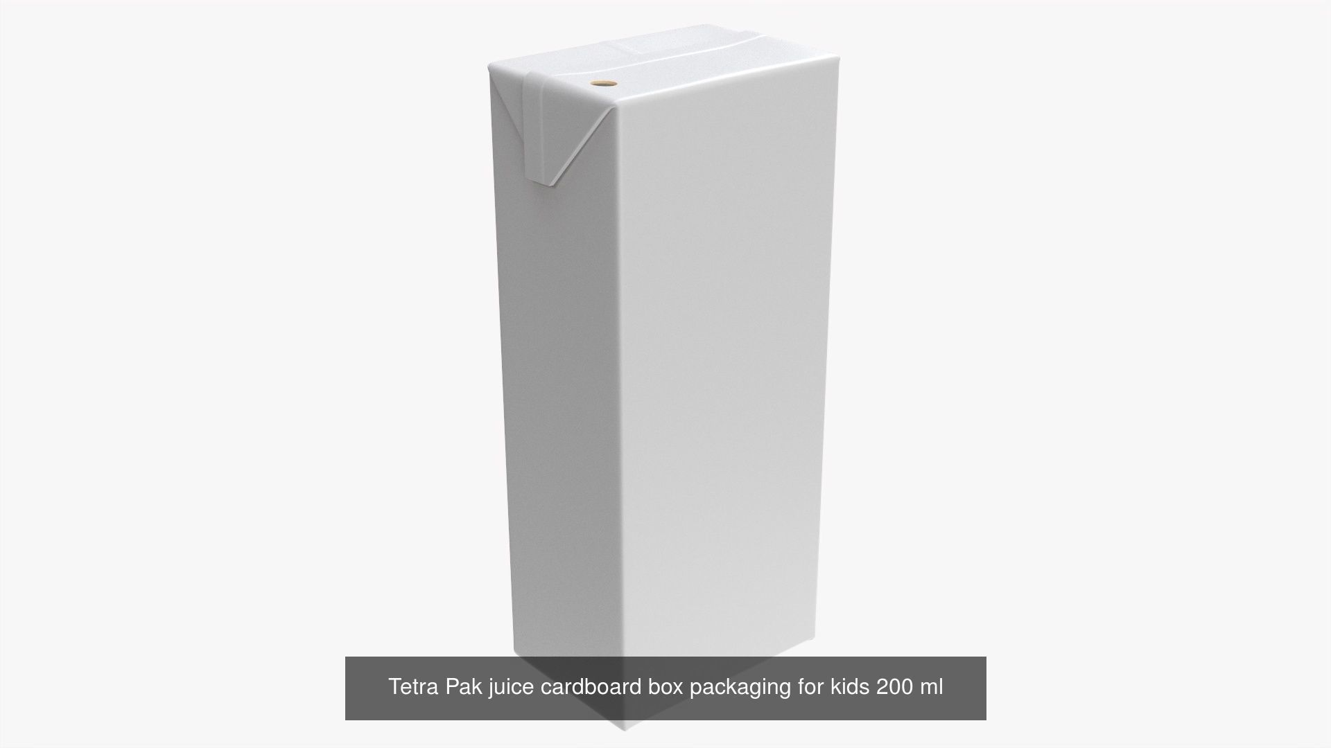 Tetra Pak juice cardboard box packagings 3D Model Collection_6